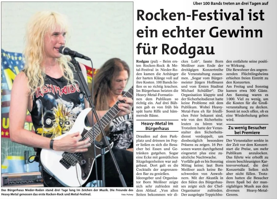 Archivvorschau: ROCKEN in der Rodgau Post – Rodgau Post