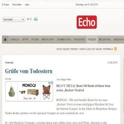 Archivvorschau: Grüße vom Todesstern – Darmstädter Echo