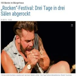 Archivvorschau: „Rocken“-Festival: Drei Tage in drei Sälen abgerockt – Offenbach-Post