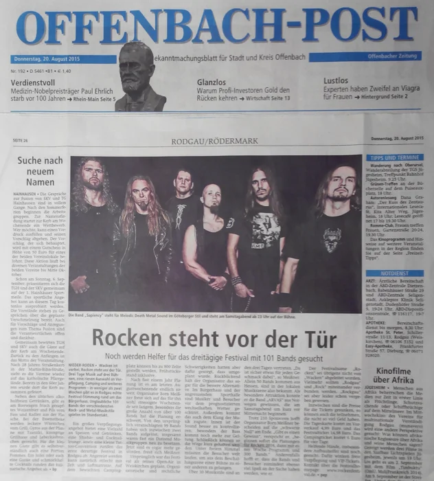 Archivvorschau: ROCKEN kurz vor dem Start – Offenbach-Post