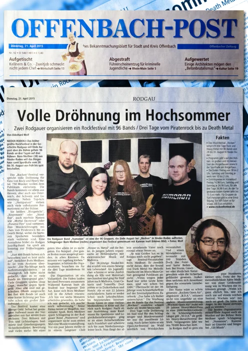 Archivvorschau: Volle Dröhnung im Hochsommer – Offenbach-Post